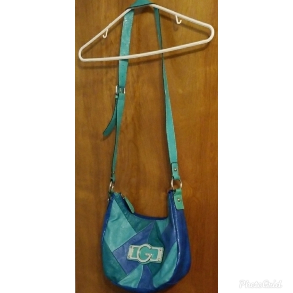 Guess patchwork crossbody purse